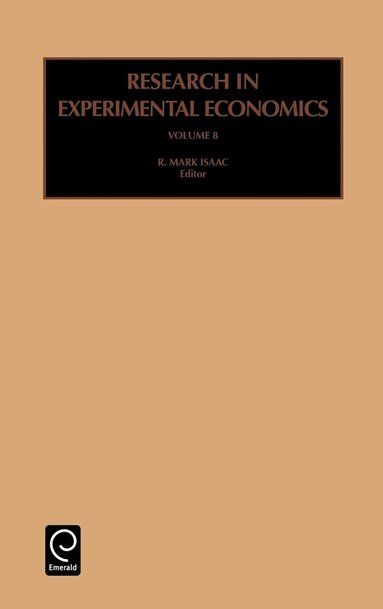 R. Mark Isaac - Research in Experimental Economics, Inbunden