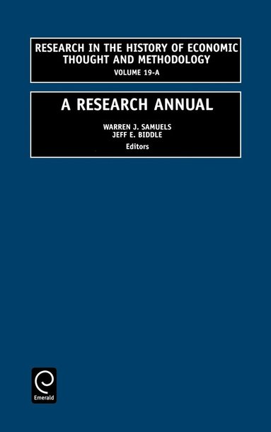 Warren J. Samuels, Jeff E. Biddle - Research Annual, Inbunden