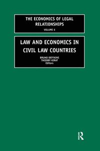 bokomslag Law and Economics in Civil Law Countries