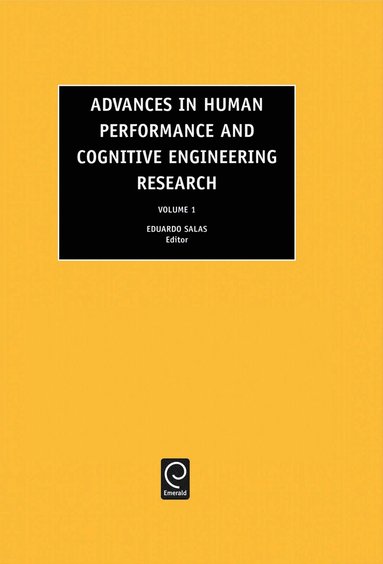 bokomslag Advances in Human Performance and Cognitive Engineering Research