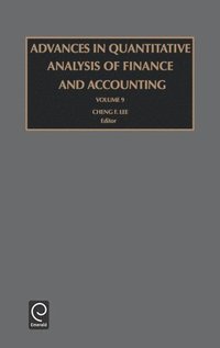bokomslag Advances in Quantitative Analysis of Finance and Accounting