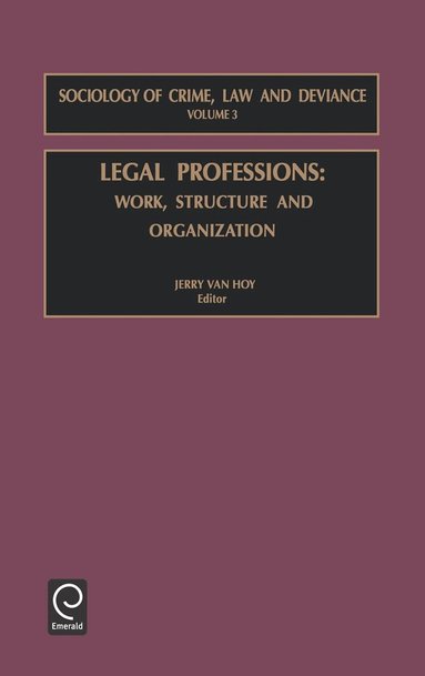 Jerry Van Hoy - Legal Professions, Inbunden