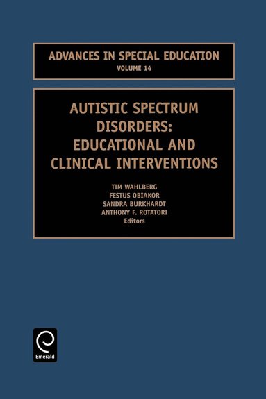 bokomslag Autistic Spectrum Disorders