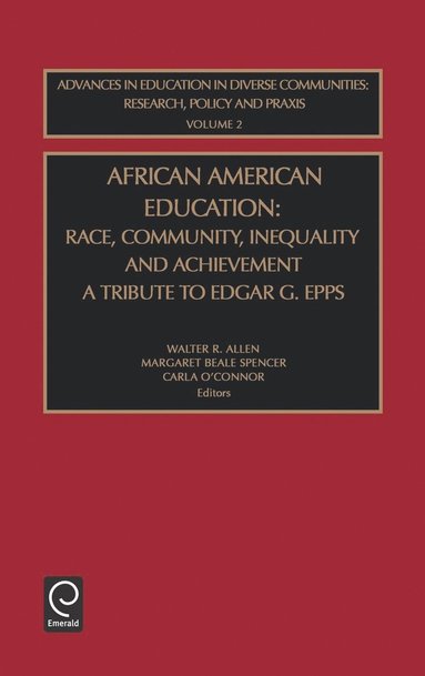 bokomslag African American Education