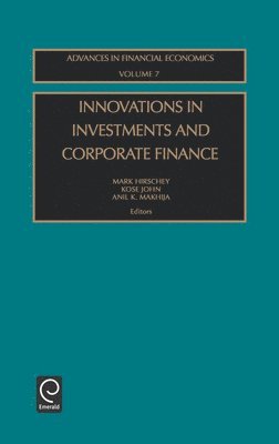 Innovations in Investments and Corporate Finance 1