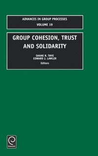 bokomslag Group Cohesion, Trust and Solidarity
