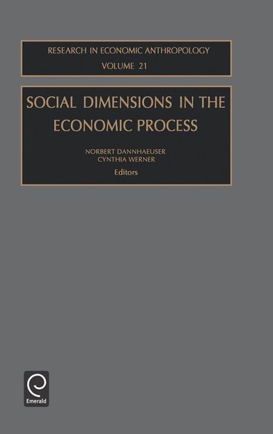 Norbert Dannhaeuser, Cynthia Werner - Social Dimensions in the Economic Process, Inbunden