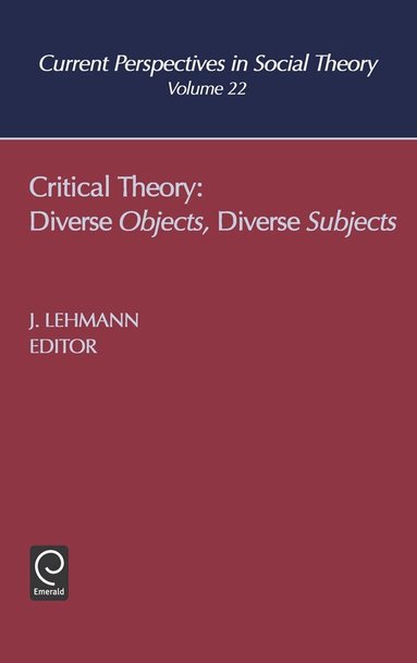 Jennifer M. Lehmann - Critical Theory, Inbunden
