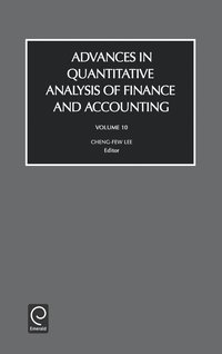 bokomslag Advances in Quantitive Analysis of Finance and Accounting