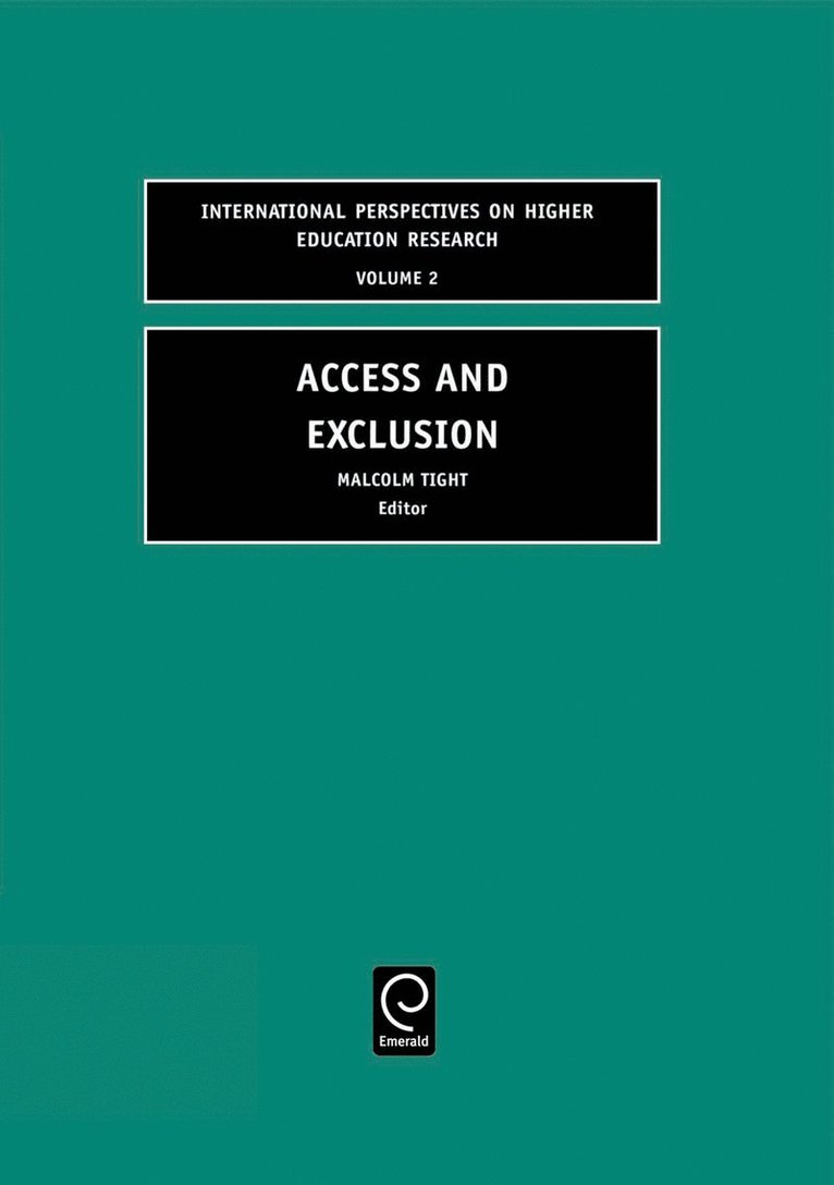 Malcolm Tight - Access and Exclusion, Inbunden