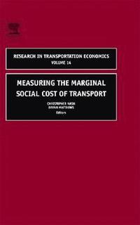 bokomslag Measuring the Marginal Social Cost of Transport