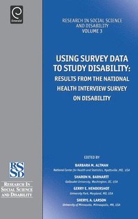 bokomslag Using Survey Data to Study Disability