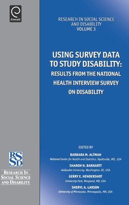 bokomslag Using Survey Data to Study Disability
