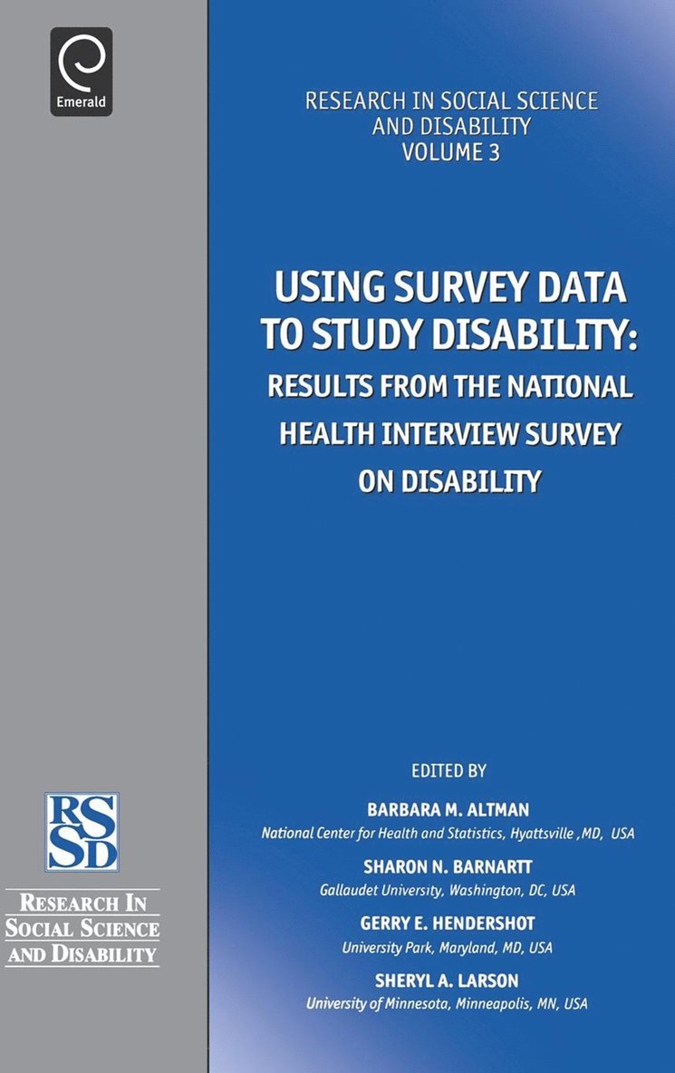 Using Survey Data to Study Disability