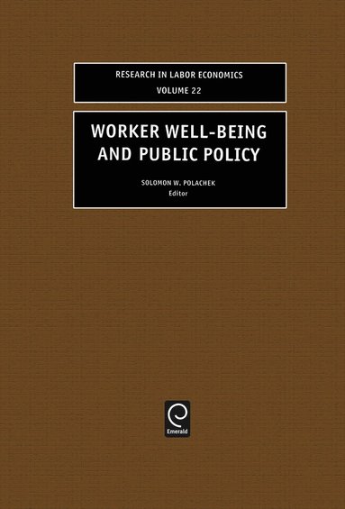 bokomslag Worker Well-Being and Public Policy