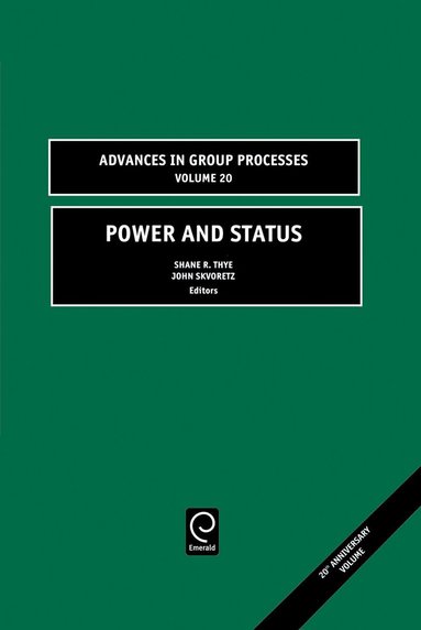 Shane R. Thye, John Skvoretz - Power and Status, Inbunden