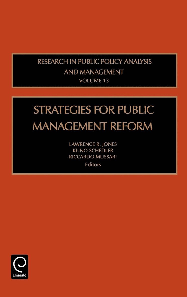 Strategies for Public Management Reform 1