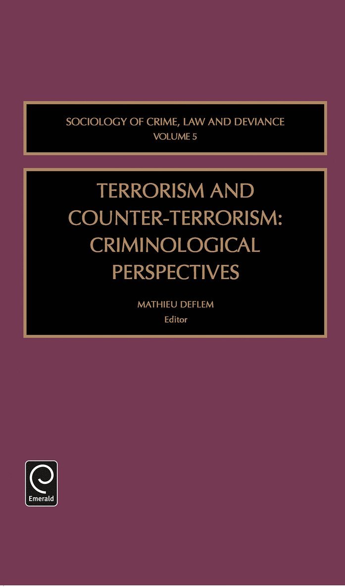 Mathieu Deflem - Terrorism and Counter-Terrorism, Inbunden