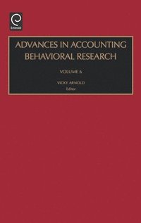 bokomslag Advances in Accounting Behavioral Research