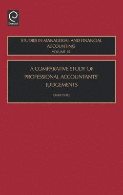 bokomslag Comparative Study of Professional Accountants Judgements
