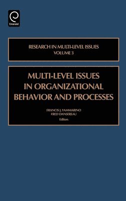 bokomslag Multi-level Issues in Organizational Behavior and Processes