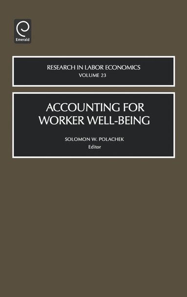 bokomslag Accounting for Worker Well-Being