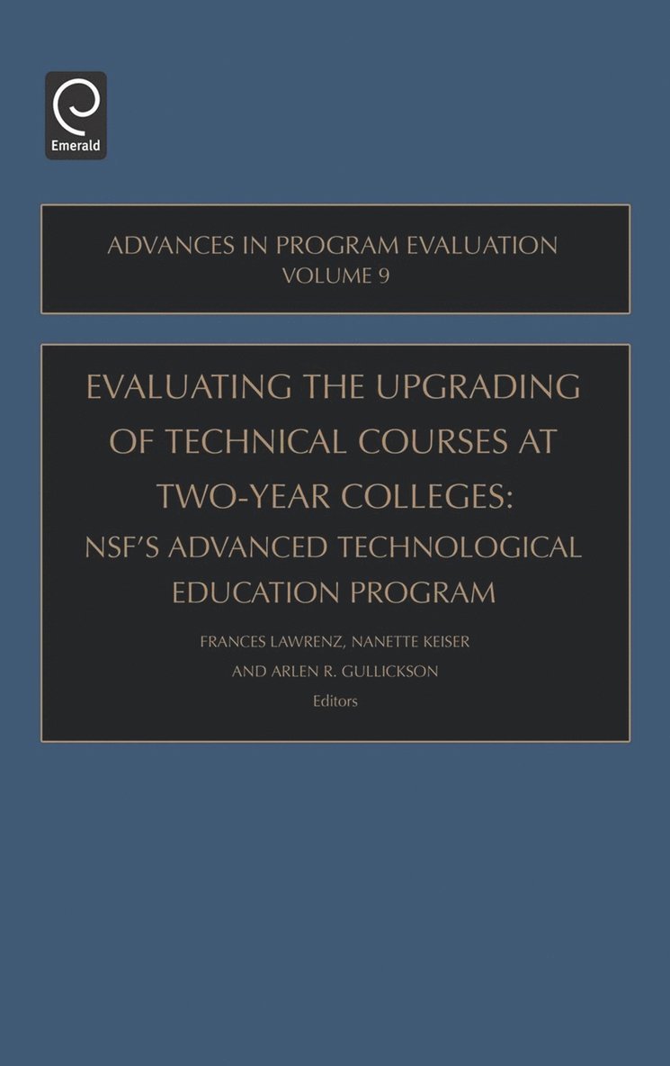 Evaluating the Upgrading of Technical Courses at Two-Year Colleges 1