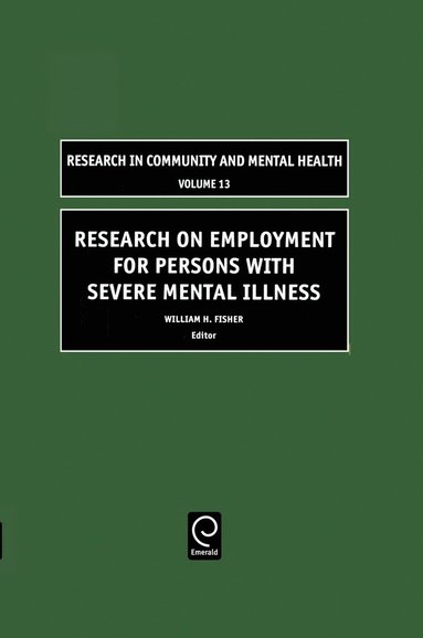 bokomslag Research on Employment for Persons with Severe Mental Illness