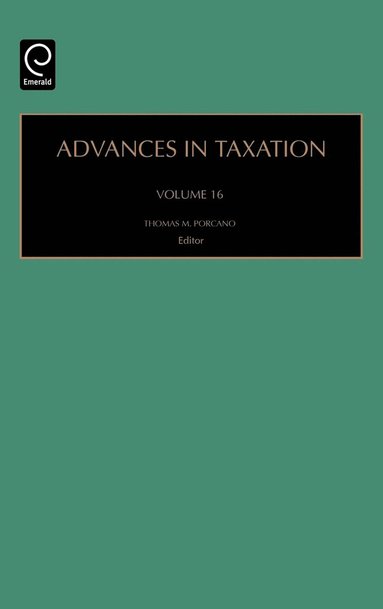 bokomslag Advances in Taxation