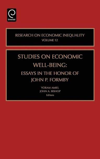 bokomslag Studies on Economic Well Being