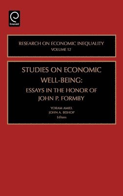 Studies on Economic Well Being 1