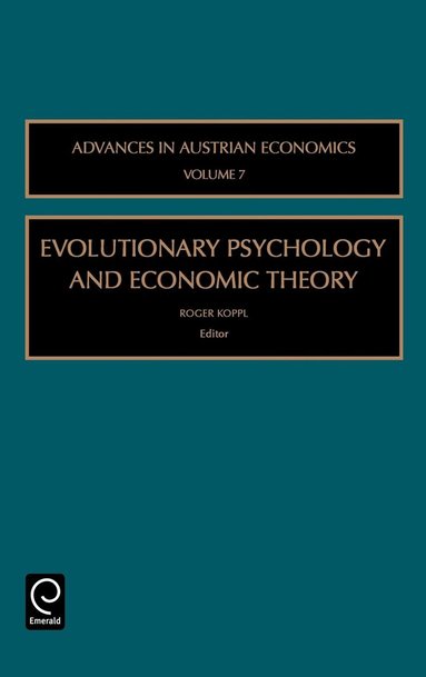 Roger Koppl - Evolutionary Psychology and Economic Theory, Inbunden