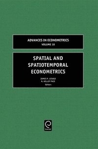 bokomslag Spatial and Spatiotemporal Econometrics