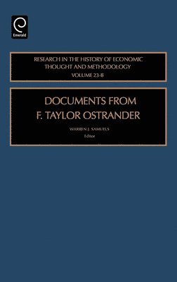 Documents from F. Taylor Ostrander 1