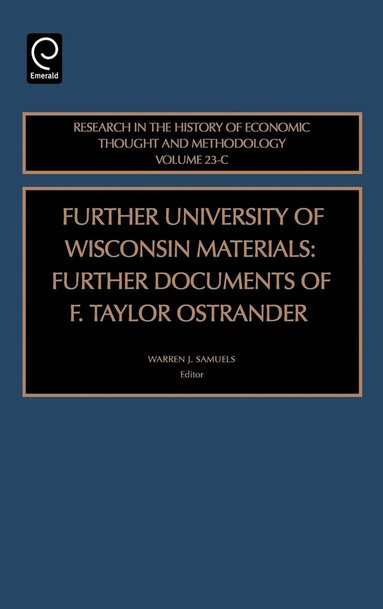 bokomslag Further University of Wisconsin Materials