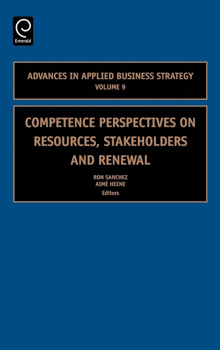 Competence Perspectives on Resources, Stakeholders and Renewal 1