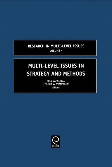 bokomslag Multi-Level Issues in Strategy and Methods