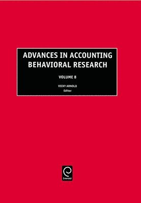 Advances in Accounting Behavioral Research 1