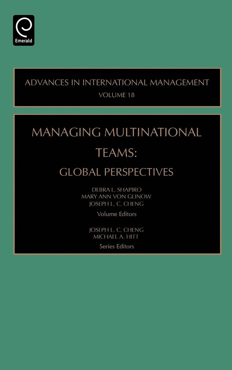 Debra L. Shapiro, Mary Ann von Glinow, Joseph L.C. Cheng, Michael a. Hitt, Michael A. Hitt, Joseph L. C. Cheng - Managing Multinational Teams, Inbunden