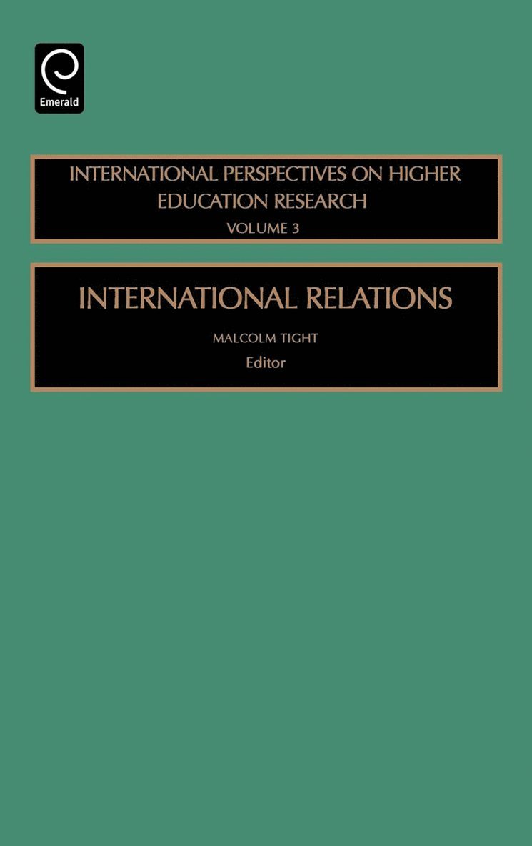 Malcolm Tight - International Relations, Inbunden