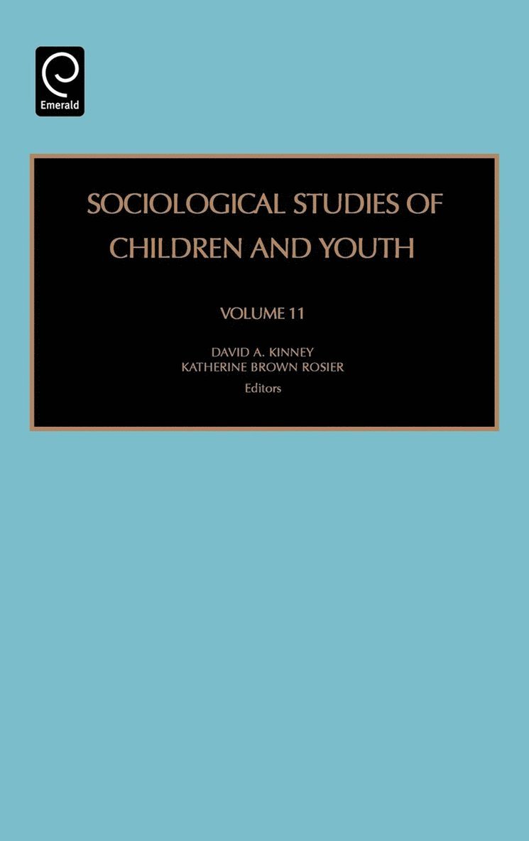 Sociological Studies of Children and Youth 1