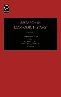 bokomslag Research in Economic History