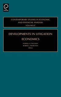 bokomslag Developments in Litigation Economics