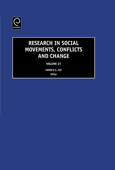 Patrick G. Coy - Research in Social Movements, Conflicts and Change, Inbunden