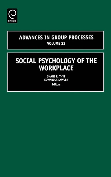 bokomslag Social Psychology of the Workplace