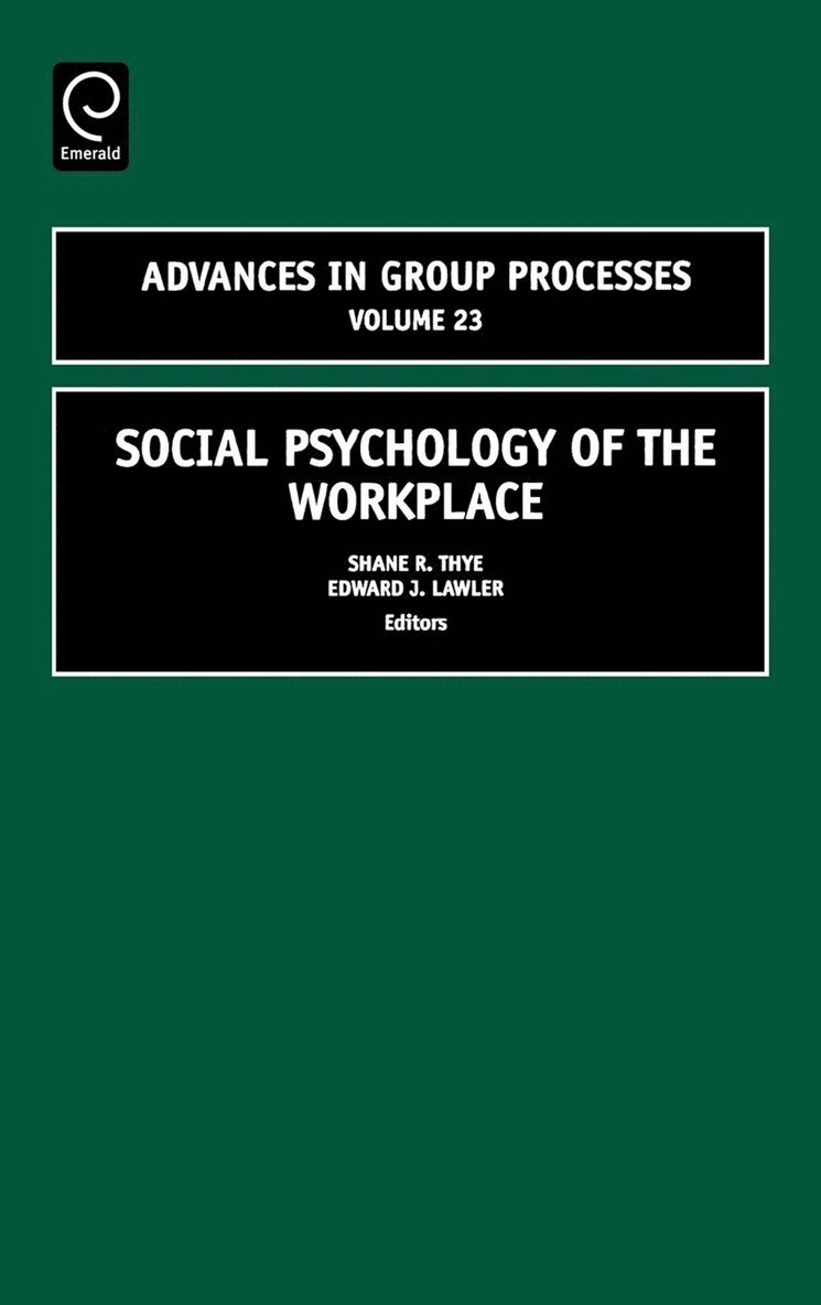 Social Psychology of the Workplace 1