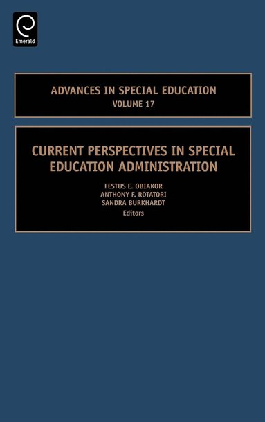 bokomslag Current Perspectives in Special Education Administration