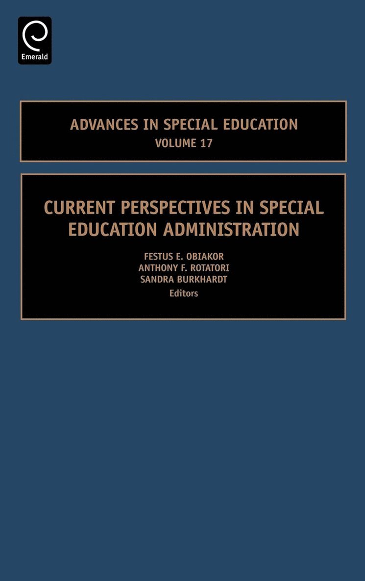 Current Perspectives in Special Education Administration 1