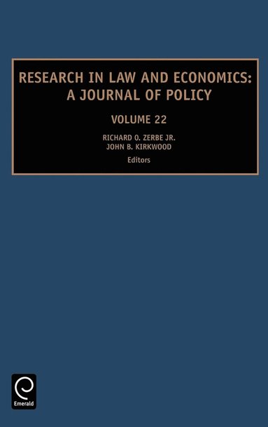 bokomslag Research in Law and Economics