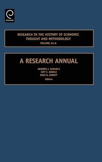 bokomslag Research in the History of Economic Thought and Methodology